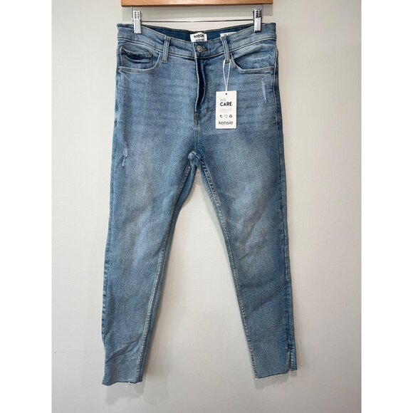Kensie Womens Vintage Luxe Light Wash High-Rise Skinny‎ Jeans Size 8/29 - Picture 1 of 10